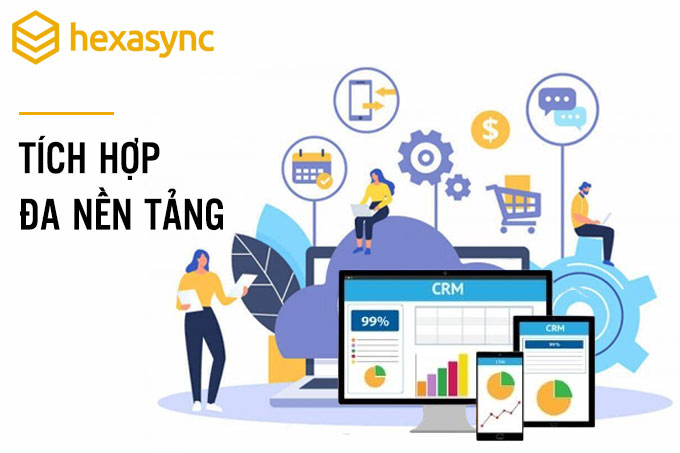 Tích hợp đa nền tảng giúp gia tăng hiệu quả của phần mềm CRM